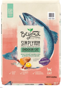 Bag of Purina Beyond Simply Grain Free Salmon Cat Food